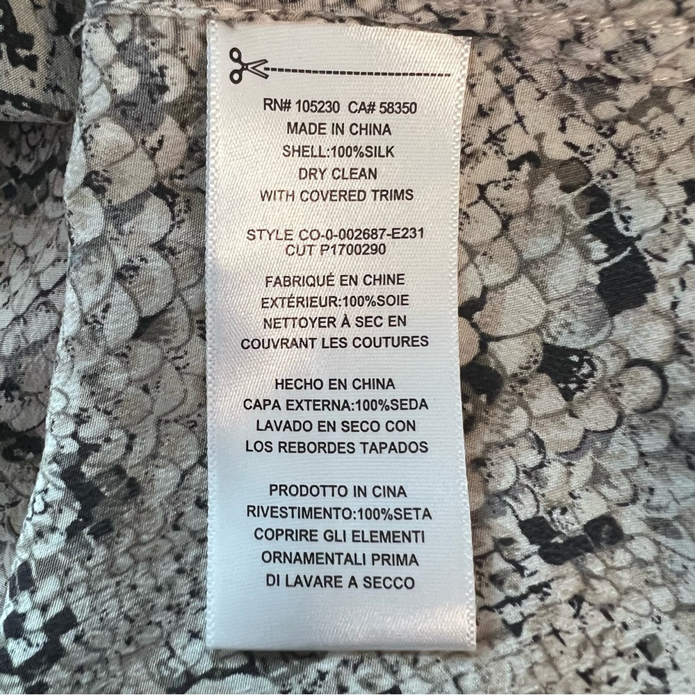 Equipment Femme Snakeskin Pattern Shirt - Picture 4 of 5